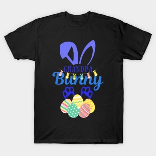 Grandpa Bunny Happy Easter Bunny T-Shirt